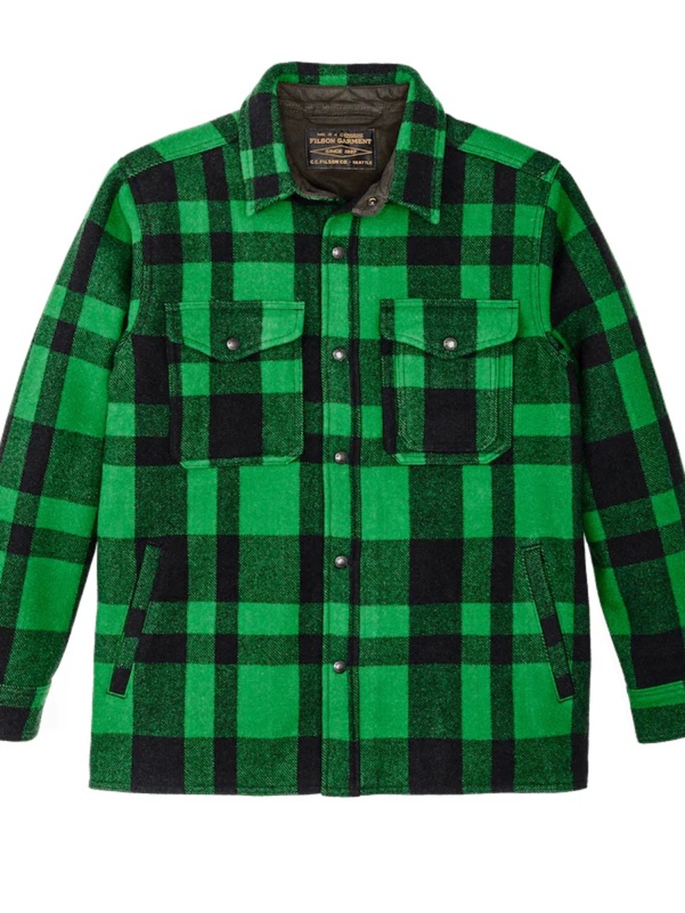 Filson "Acid Plaid" Mackinaw Wool Jac Shirt | Rare Limited Edition - Picture 9 of 16